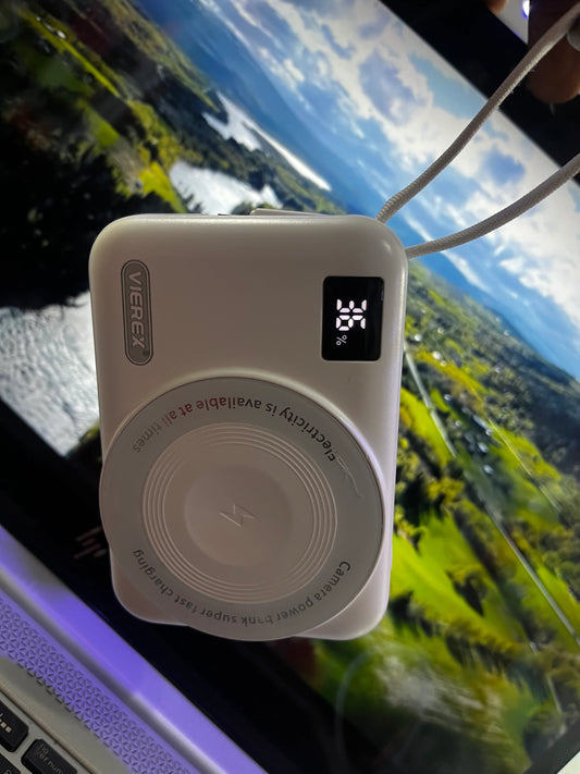 MINI POWER BANK MAGNÉTIQUE QI - 10000MAH - CHARGEUR SANS FIL