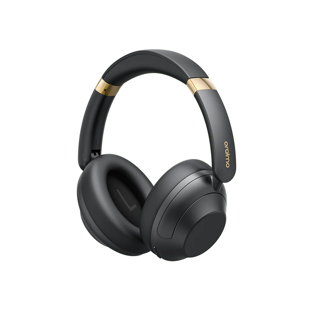 Casque audio sans fil Oraimo BoomPop Pro, 82 heures d'autonomie, hybride, ANC, supra-auriculaire, contrôle par glissement, OHP-917