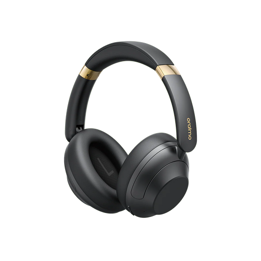 Casque audio sans fil Oraimo BoomPop Pro, 82 heures d'autonomie, hybride, ANC, supra-auriculaire, contrôle par glissement, OHP-917