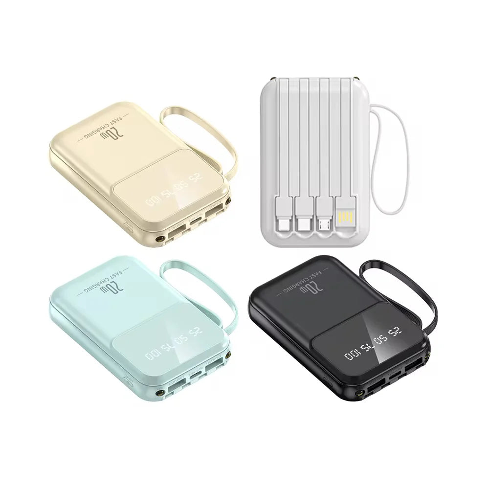 Power Bank Filaire avec Torche LED