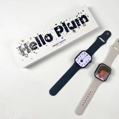 ⌚ Hello Plum Smart Watch – Montre Connectée Tactile (Android & iOS)