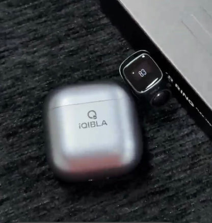 Anneau Intelligent iQIBLA Zikr Ring Jood Pro (J01 Pro) - Étanche, Compteur Tasbih & Suivi de Pas