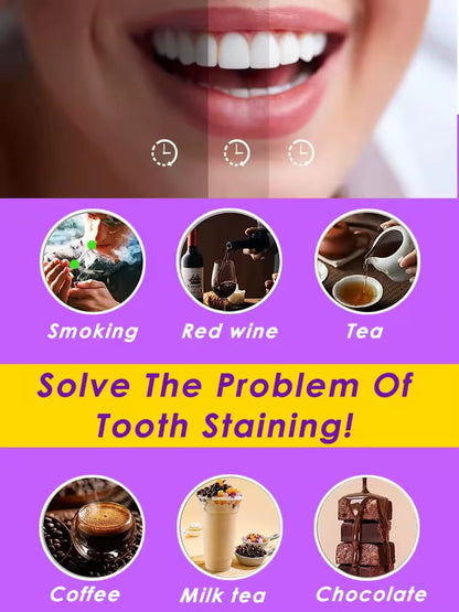 Dentifrice Violet Blanchissant – Sourire éclatant en 1 à 3 semaines ✨