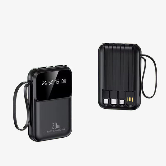 Power Bank Filaire avec Torche LED