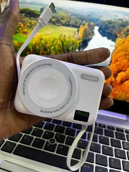 MINI POWER BANK MAGNÉTIQUE QI - 10000MAH - CHARGEUR SANS FIL