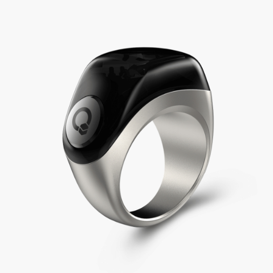 Anneau Intelligent iQIBLA Zikr Ring Jood Pro (J01 Pro) - Étanche, Compteur Tasbih & Suivi de Pas