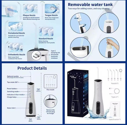 Portable water flosser      Hydropulseur Dentaire – Oral Irrigator
