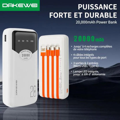 Power Bank DAKEWEI 20000mAh