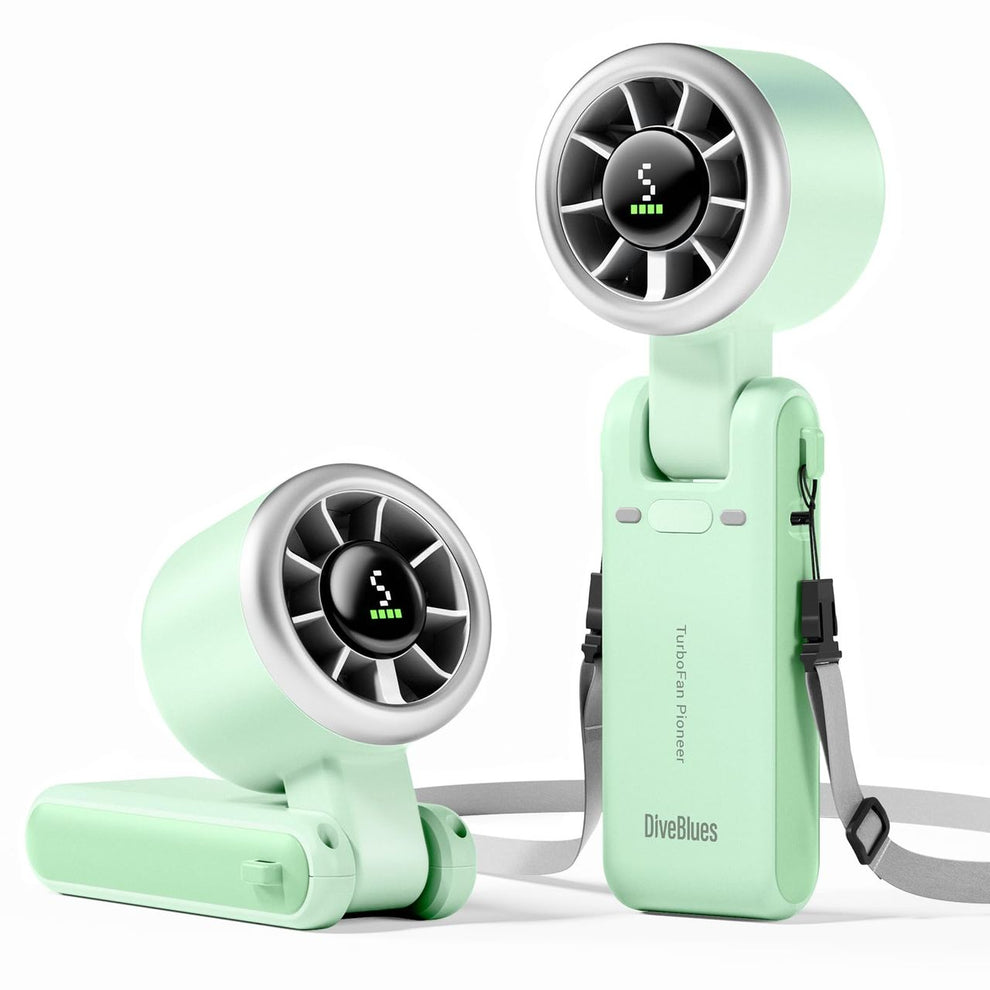Mini Ventilateur Rechargeable avec Power Bank – CO2