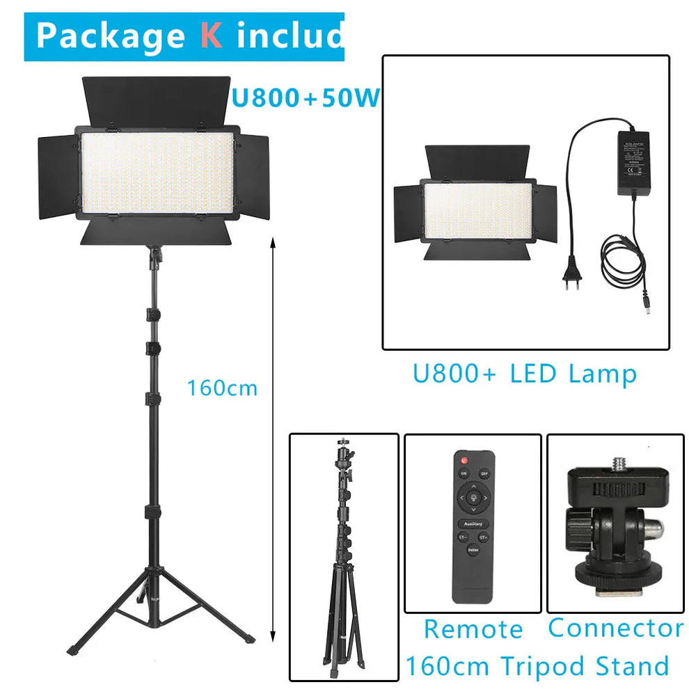 LED 800 PRO – Lumière puissante pour studio ou tournage vidéo