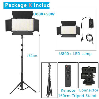 LED 800 PRO – Lumière puissante pour studio ou tournage vidéo