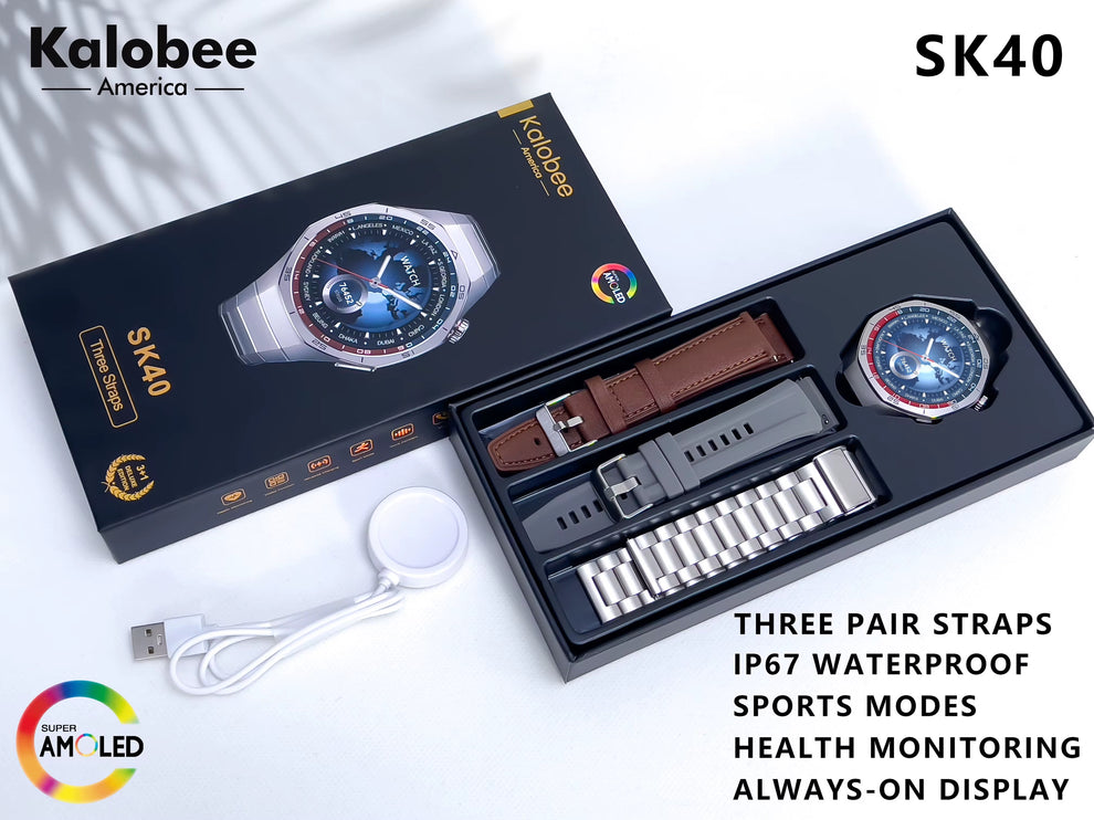 Smart Watch SK40 – Élégance, performance et flexibilité