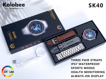 Smart Watch SK40 – Élégance, performance et flexibilité