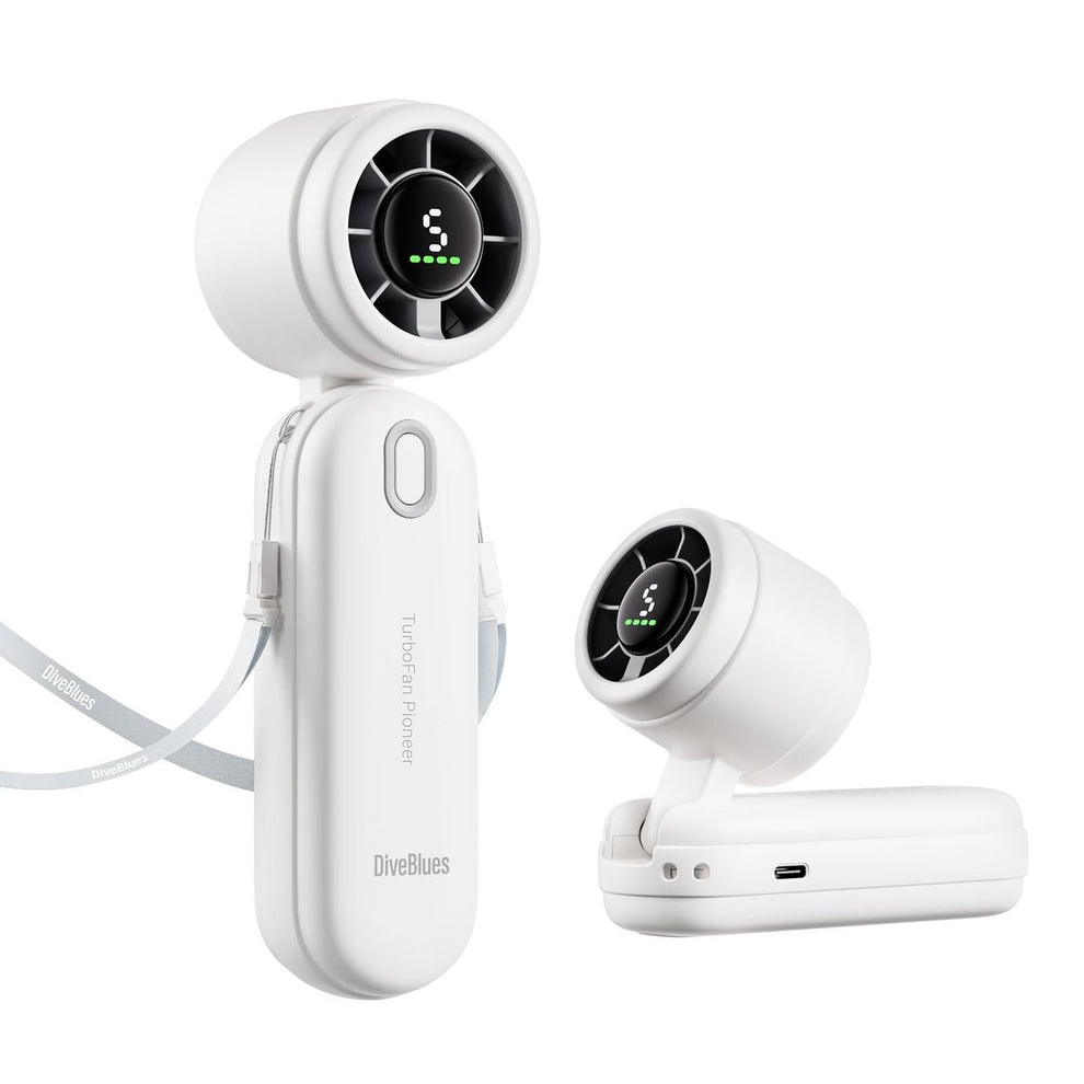 Mini Ventilateur Rechargeable avec Power Bank – CO2