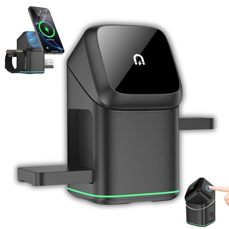 Chargeur wireless rotatif 3 en 1