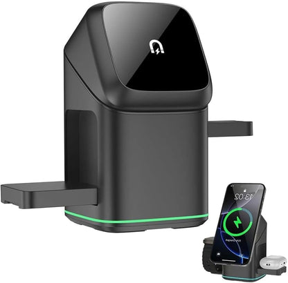 Chargeur wireless rotatif 3 en 1