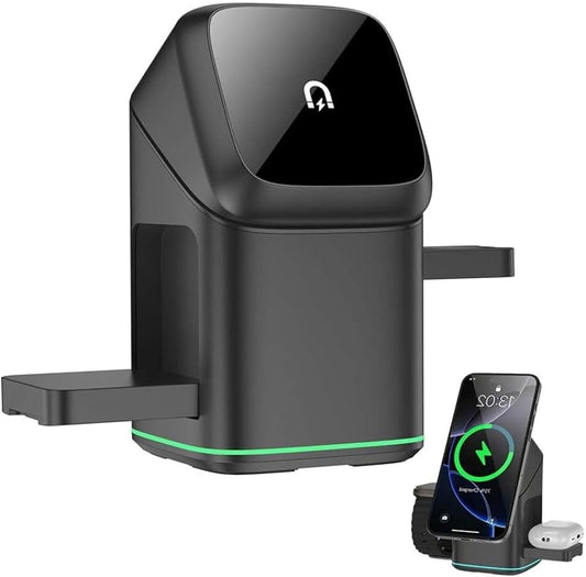 Chargeur wireless rotatif 3 en 1